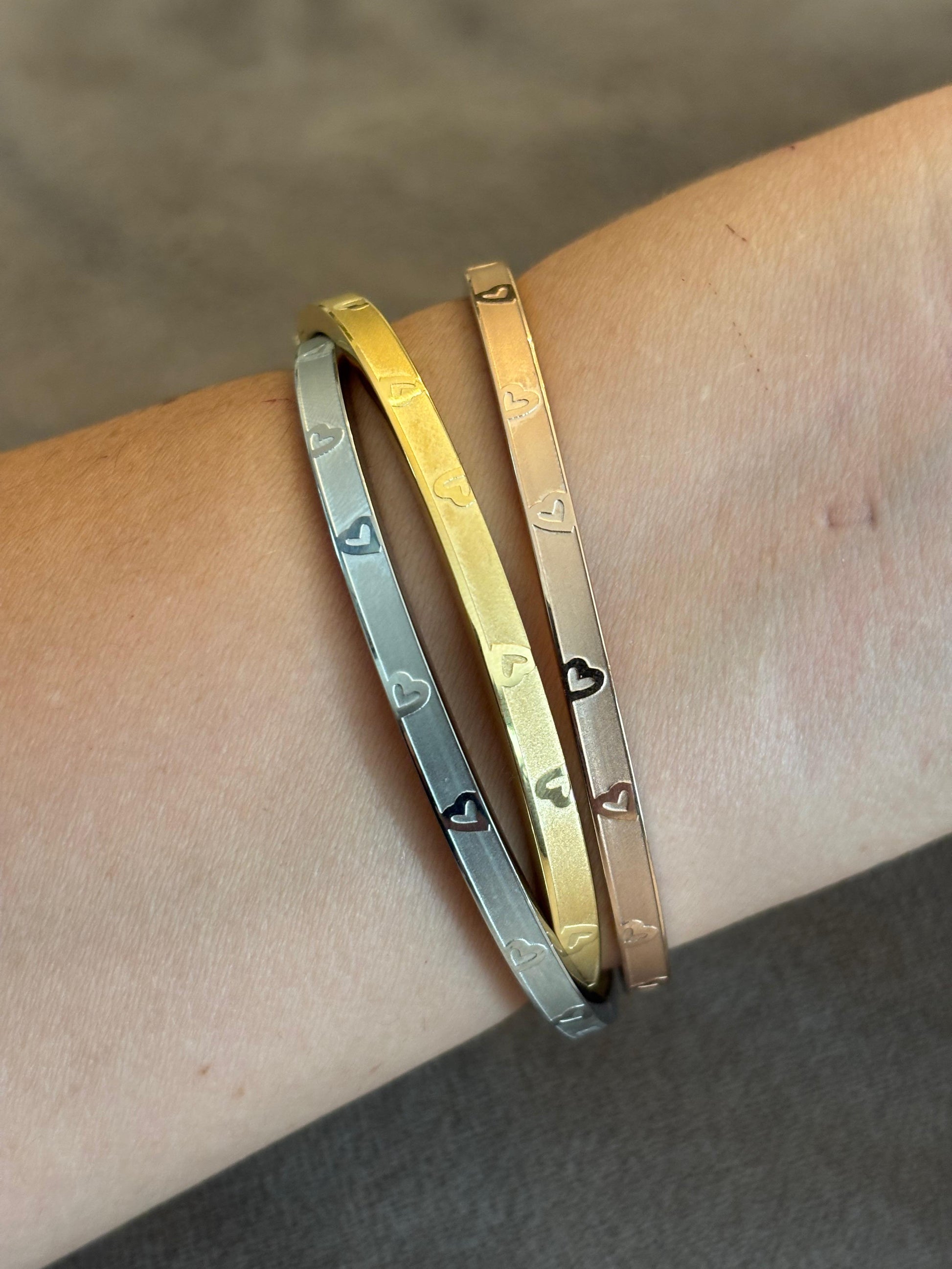 Brazaletes Cartier tri color